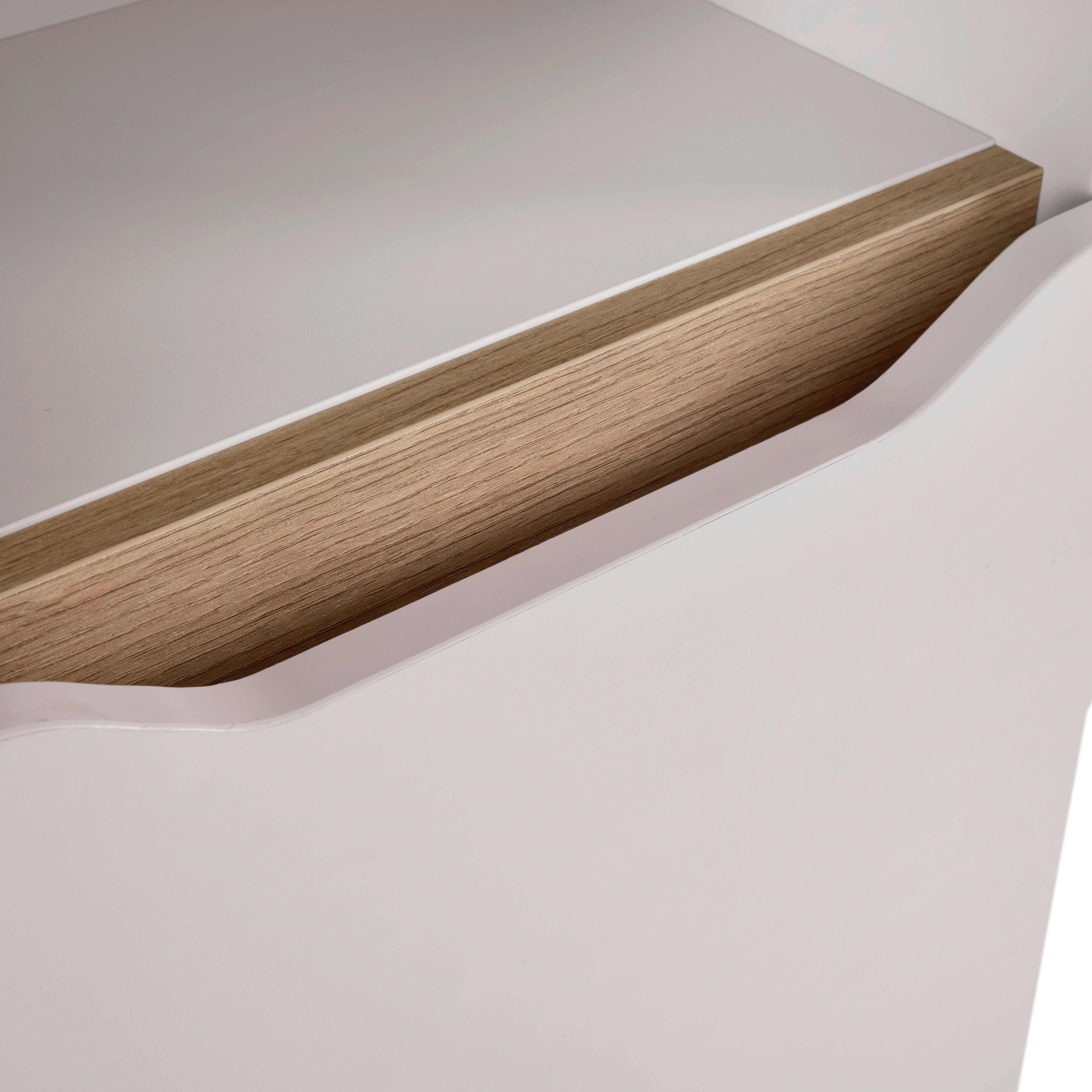 HÖGSKÅP MALLORCA -EXKLUSIV- - svart/kashmir, Modern, trämaterial (40/190/30cm) - Based