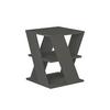 Klubska Miza Cyclo, Antracit - antracit, Design, leseni material (55/55/55cm) - Livetastic