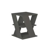 Couchtisch Cyclo ca. 55x55x55 cm Anthrazit - Anthrazit, Design, Holzwerkstoff (55/55/55cm) - Livetastic