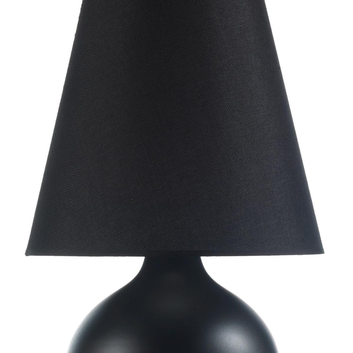Asztali Lámpa 223/gtelan - fekete, Konventionell, textil/kerámia (35/70cm)