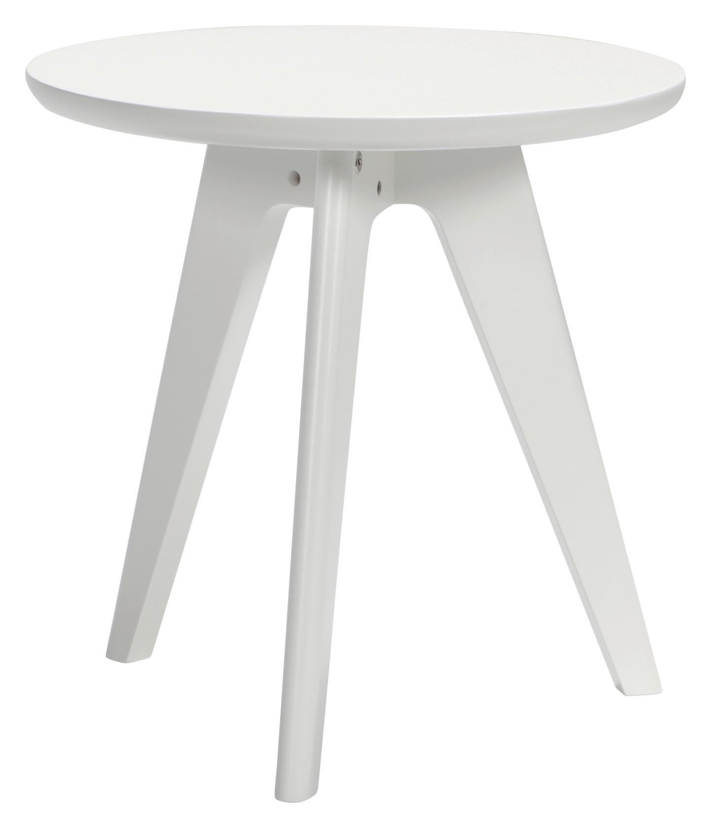 HOKER ACCESSOIRES - biały, Design, materiał drewnopochodny (45/44/45cm) - Hasena