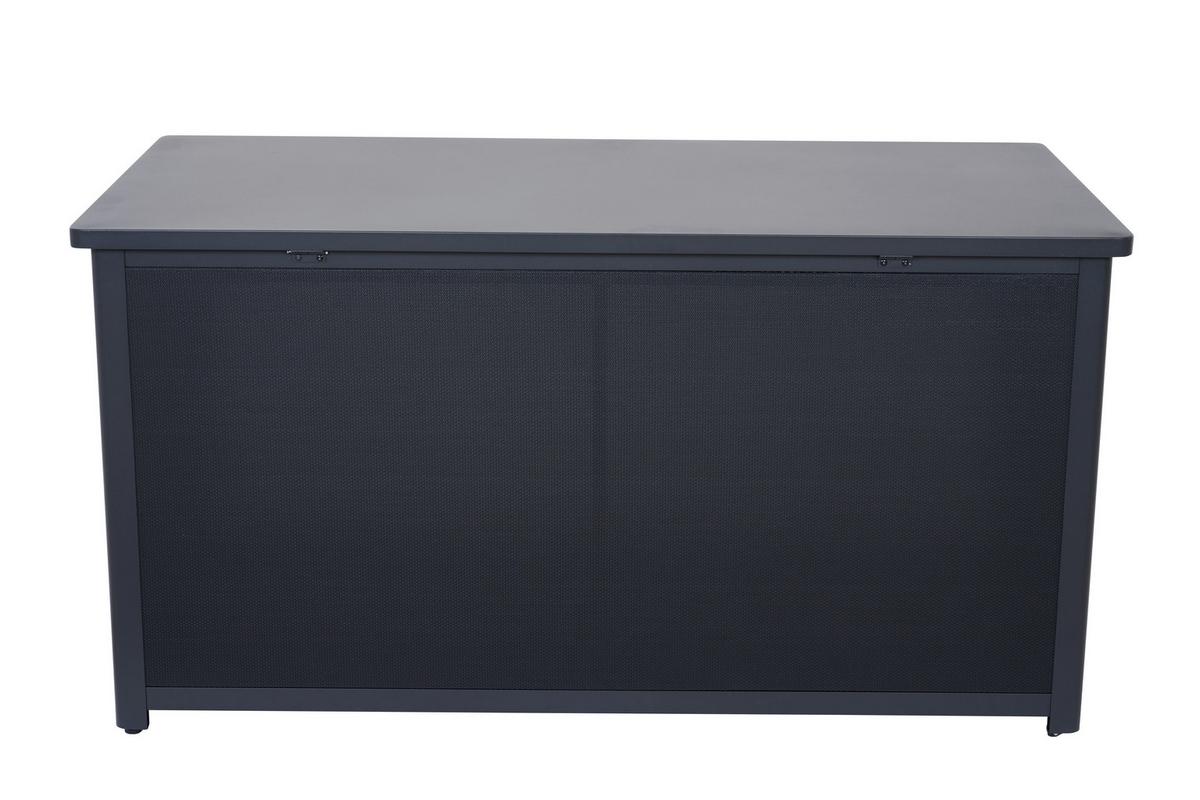 Kissenbox Sabano Grau - Grau, Basics, Kunststoff/Metall (79,3/83/159cm) - Siena Garden