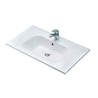 Lavoar Georgia - alb, Modern, piatră (81/2/46cm)