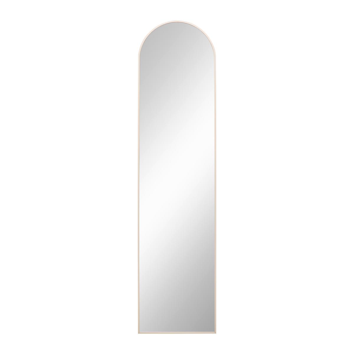 Standspiegel Britt Sandfarben ca. 140x60cm - Sandfarben, Modern, Glas/Metall (40/160cm) - Mömax