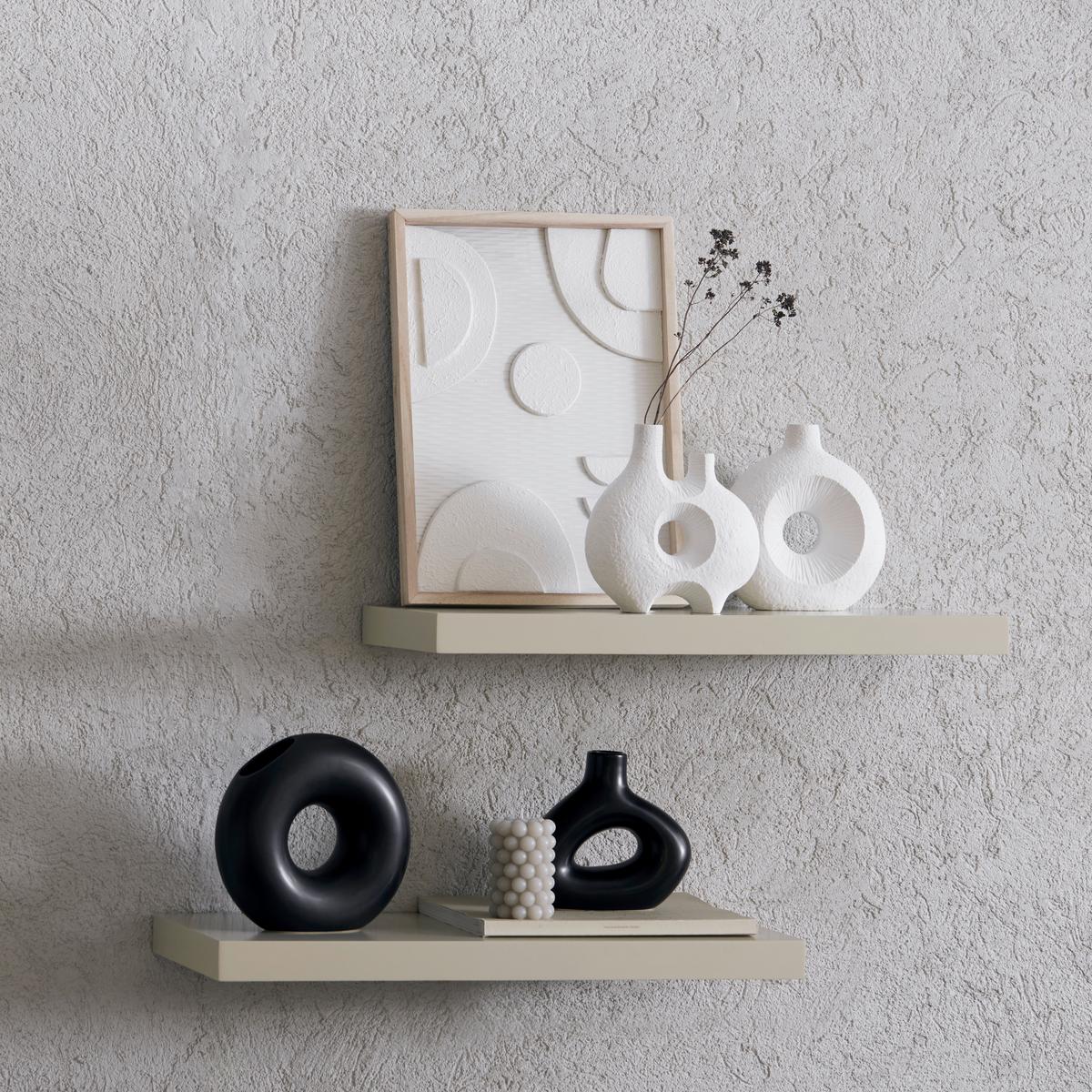 Dekovase Metty II in Schwarz - Schwarz, Modern, Keramik (6/17/16cm) - Modern Living