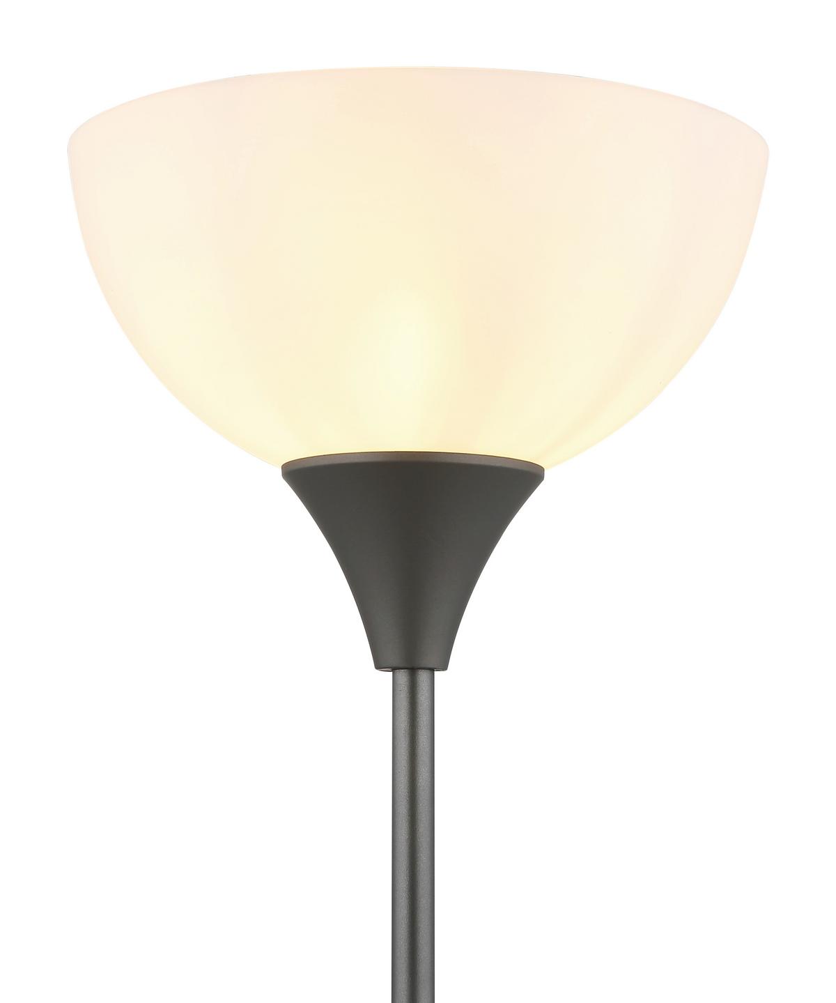 Podna Svjetiljka Wilbur - bijela/boje titana, Basics, metal/plastika (25/178,5cm) - Globo