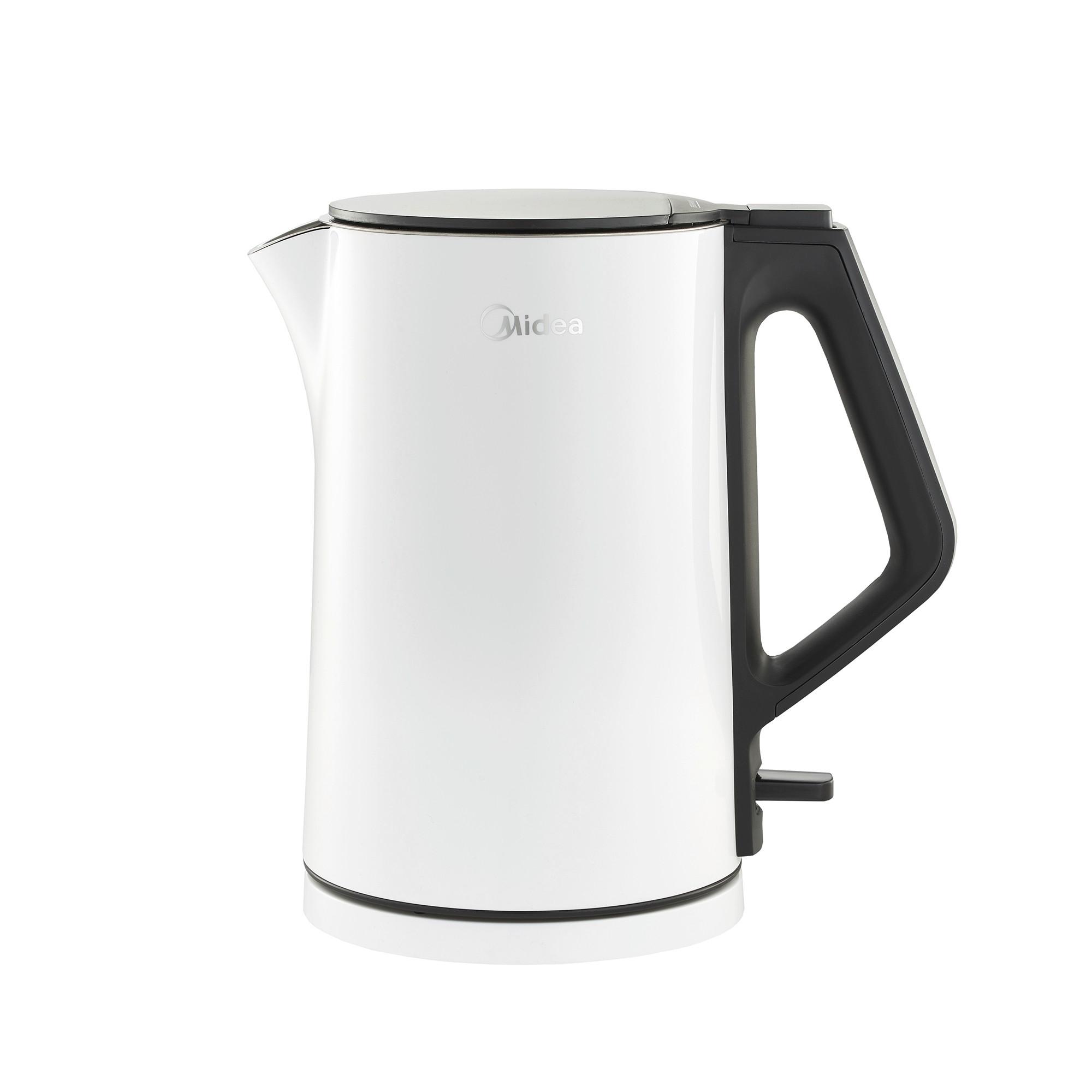 Vízforraló Mk-15h01a Midea - fehér, Trend, műanyag/fém (23/20/24cm) - Midea