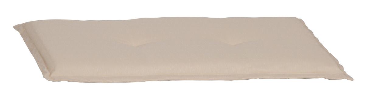 Bankauflage Ascot ca. 120x45 cm Beige - Beige, Basics, Textil (120/45/7cm) - Gardenson