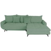 Coltar WAVE - verde mentă, Modern, lemn/metal (266/189cm) - Modern Living