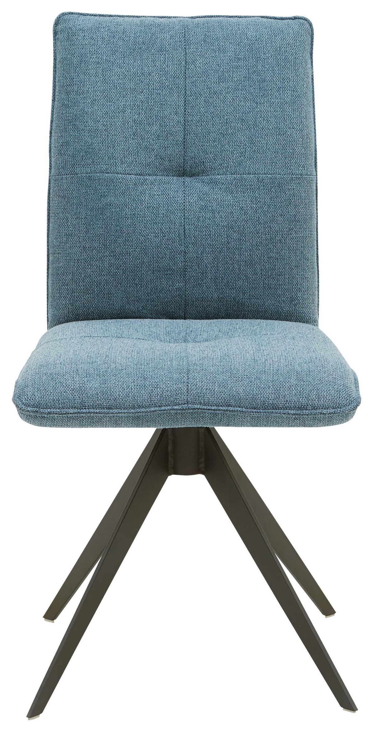 KRZESŁO PLAY - niebieski/czarny, Design, metal/tkanina (46/91/62cm) - Dieter Knoll