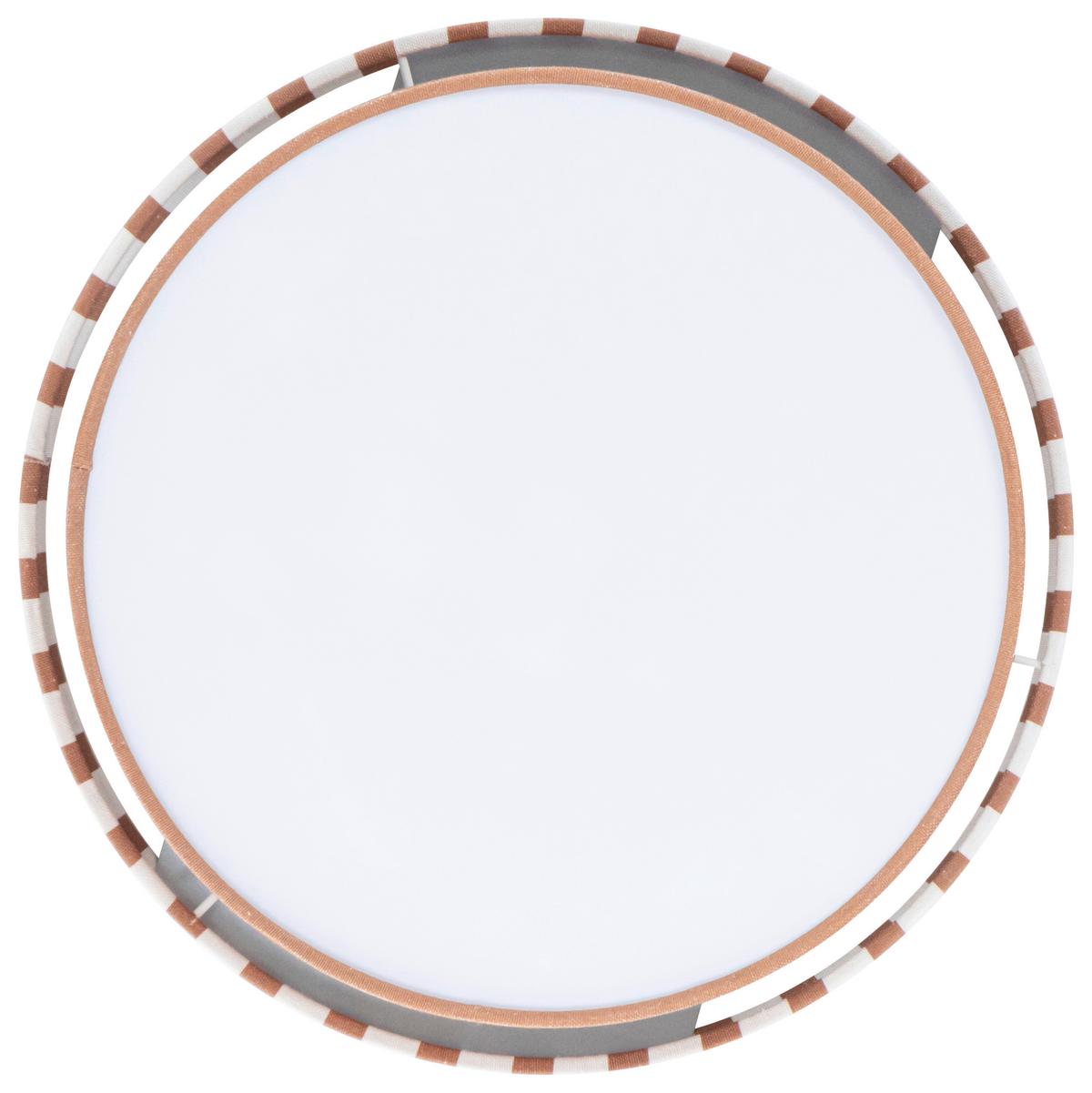 LAMPA SUFITOWA NEELE - kolor naturalny/brązowy, Modern, tworzywo sztuczne/metal (37/13cm) - Novel