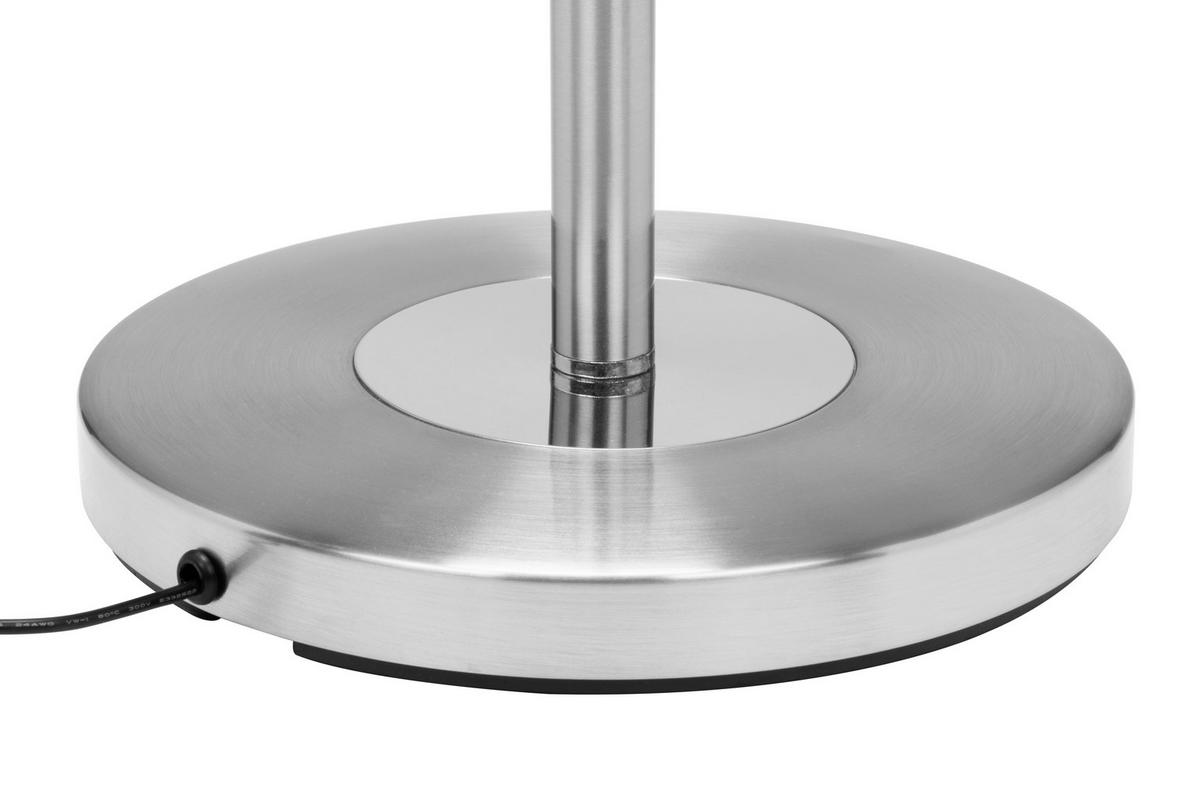 LAMPA LED OŚWIETLAJĄCA SUFIT WORTHING *SBN* - kolor srebrny/biały, Design, tworzywo sztuczne/metal (28/180cm) - Novel