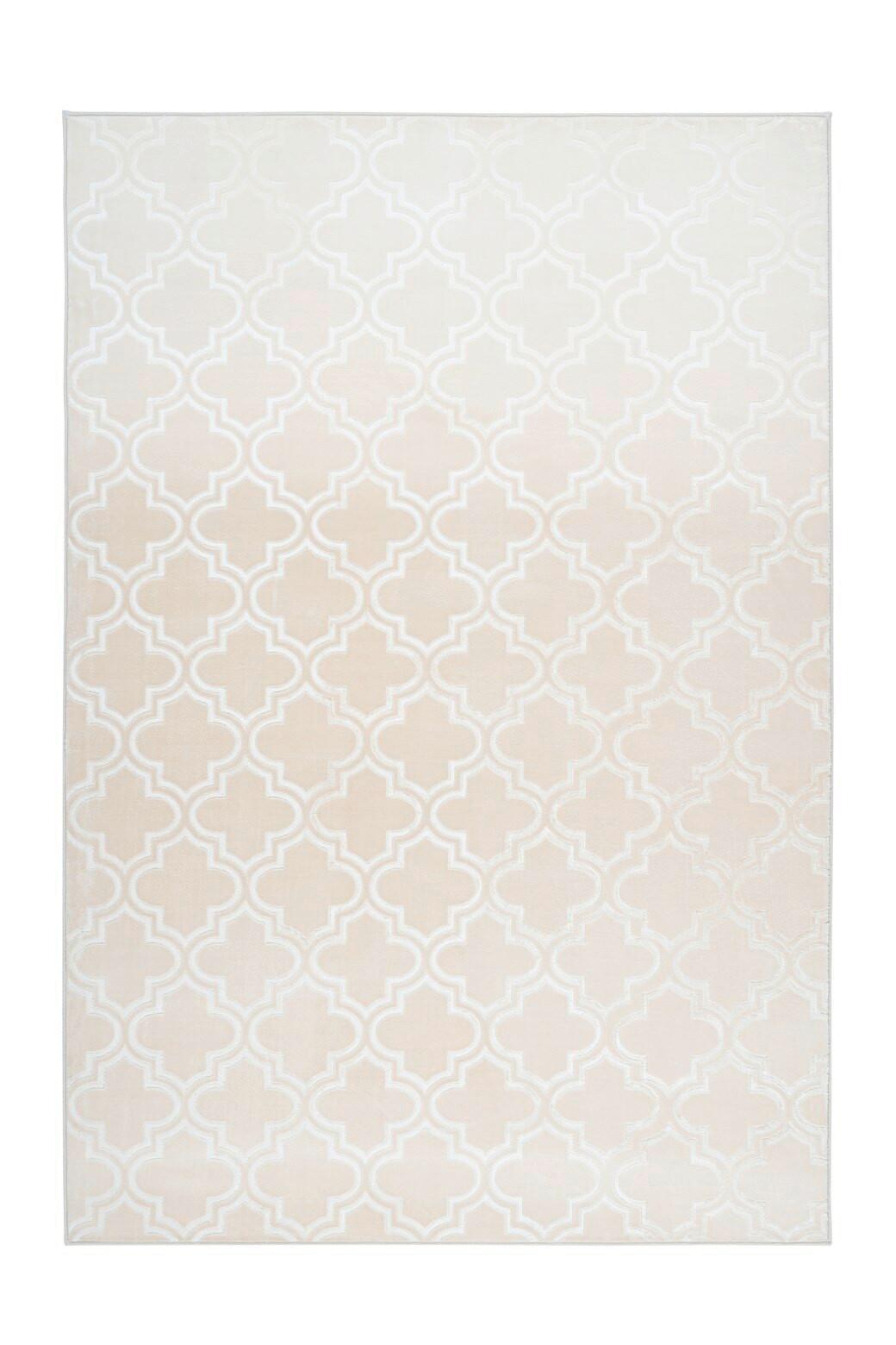 Flachwebeteppich Monroe 100 Creme - Creme, Konventionell, Textil (120/170cm) - Kayoom