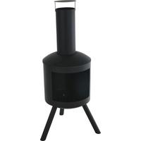 Tűzrakóhely Jeffrey - fekete, fém (44,5/126cm)