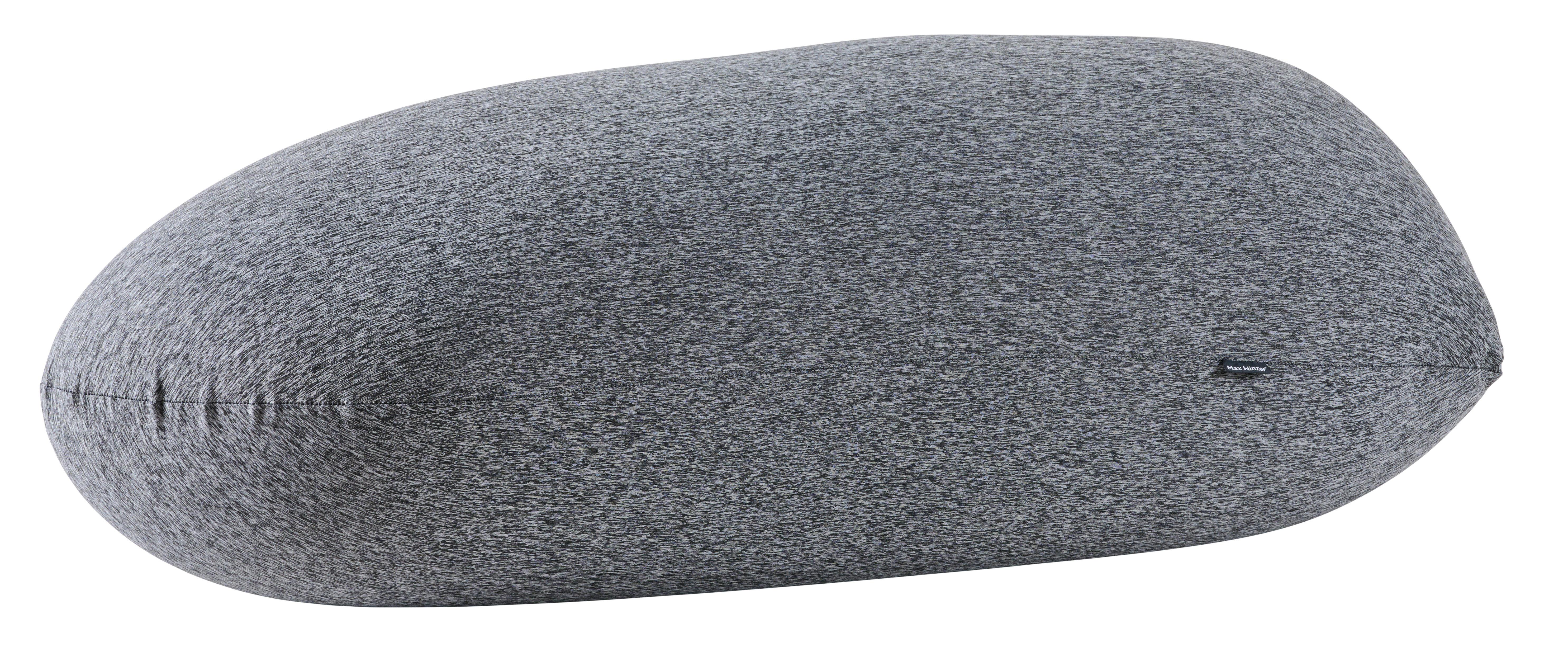 Sitzsack mit Zip ca. 60x75x150 cm Grau - Grau, MODERN, Textil (60/75/150cm) - Livetastic