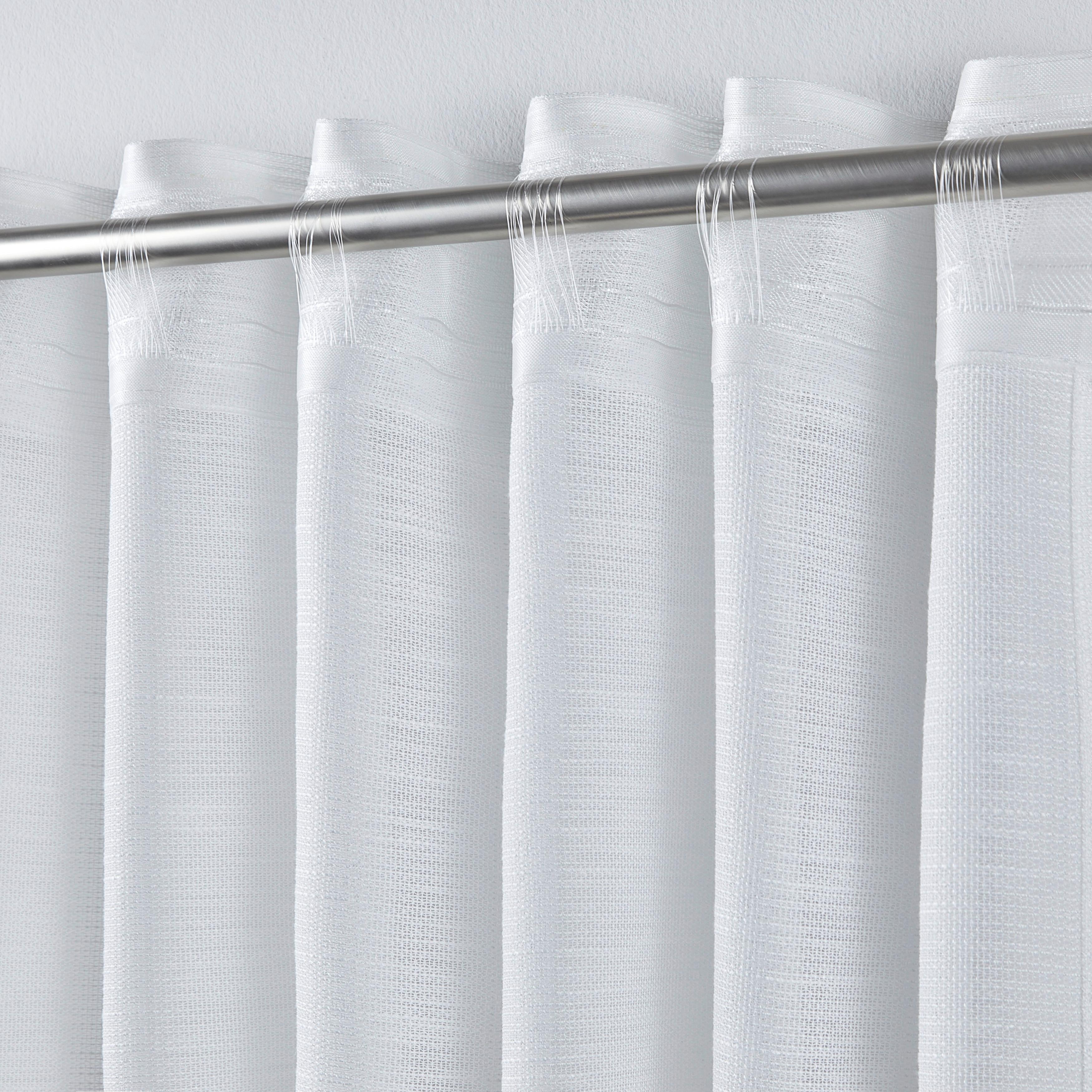 GARDINLÄNGD EVA - vit, Romantik / Lanthus, textil (140/255cm) - Premium Living
