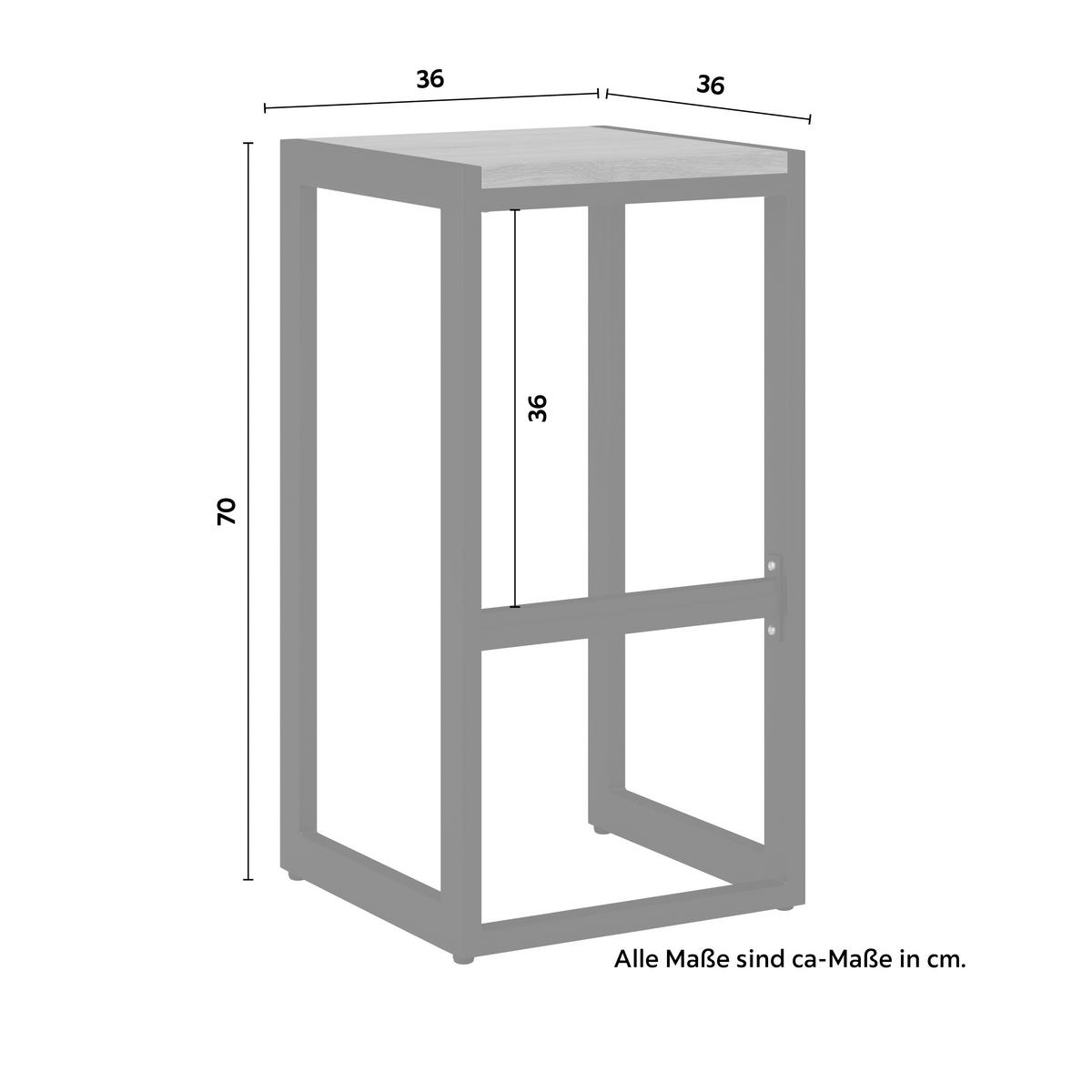 Kültéri Konyha Delia - natúr színű/fekete, Modern, műanyag/fém - Bessagi Garden