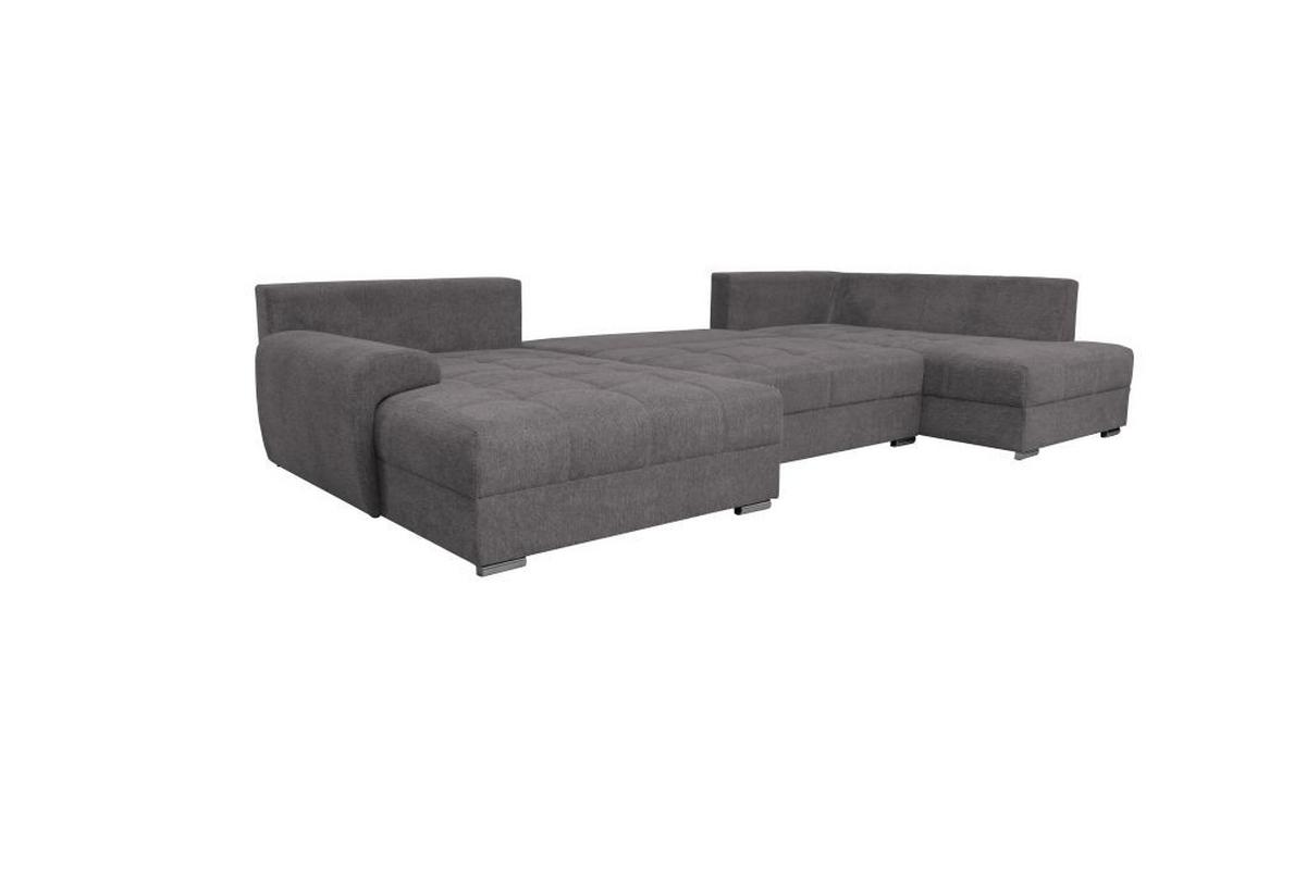 Kutna Garnitura Senso - boje kroma/antracit, Moderno, tekstil/drvo (183/346/197cm) - Modern Living