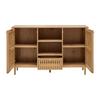 SIDEBOARD BARCELONA -EXKLUSIV- - guldfärgad/naturfärgad, Lifestyle, metall/papper (142,8/90/40cm) - Mömax