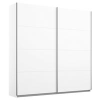 Ormar S Kliznim Vratima Belluno - bijela/boje aluminija, Moderno, drvni materijal/metal (181/210/62cm) - Modern Living