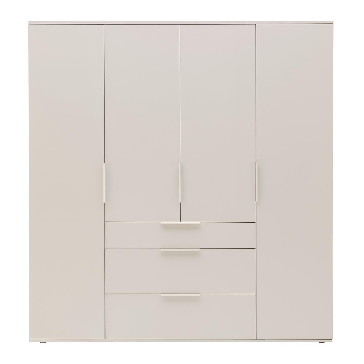 Drehtürenschrank Dune 6 Kaschmirfarben - Kaschmir, MODERN, Holzwerkstoff/Metall (180/197/55cm) - Mömax