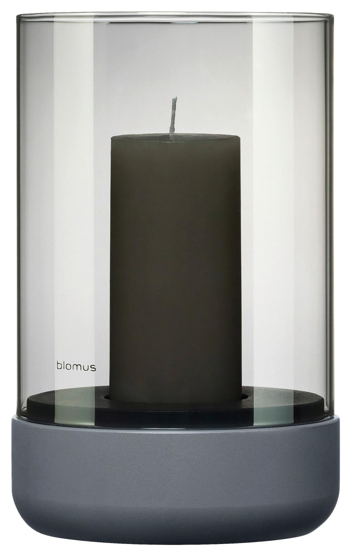 LATARENKA 66230 BLOMUS - ciemnoszary, kamień/szkło (12/20cm) - Blomus