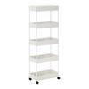 BADRUMSHYLLA SANDRO - vit, Modern, metall/plast (40/116/22cm) - Bessagi Home