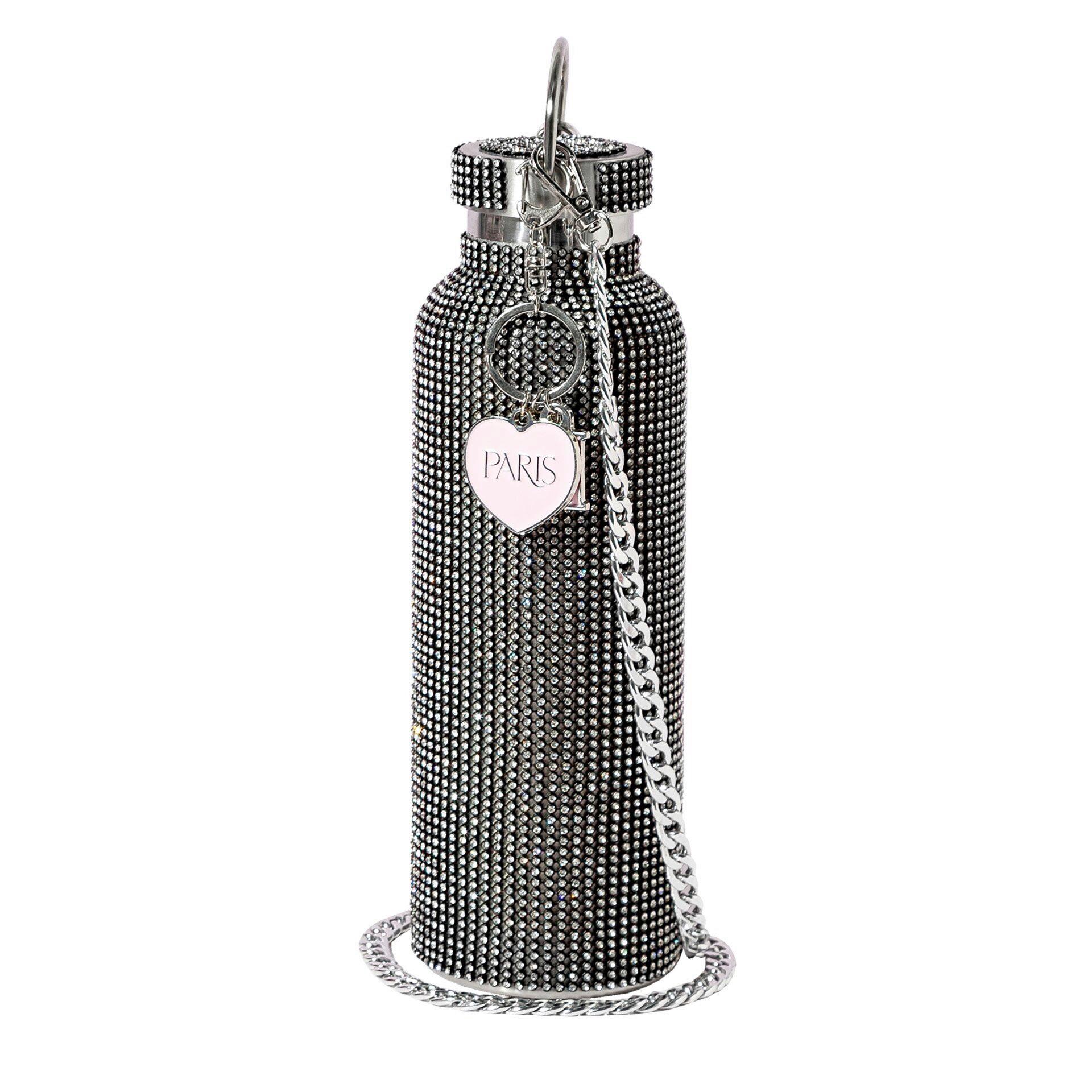 Izolirna Steklenica Paris Hilton - črna/visoki sijaj, Design, kovina (9/9/29cm) - Paris Hilton