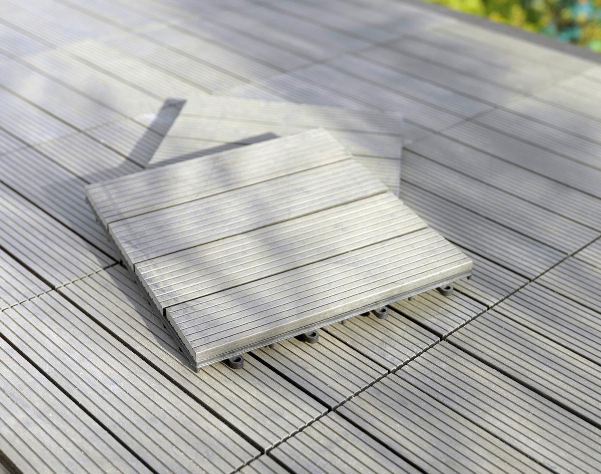 Placă terasă Willi 30/2,2/30 cm - gri, plastic (30/2,2/30cm) - Mömax