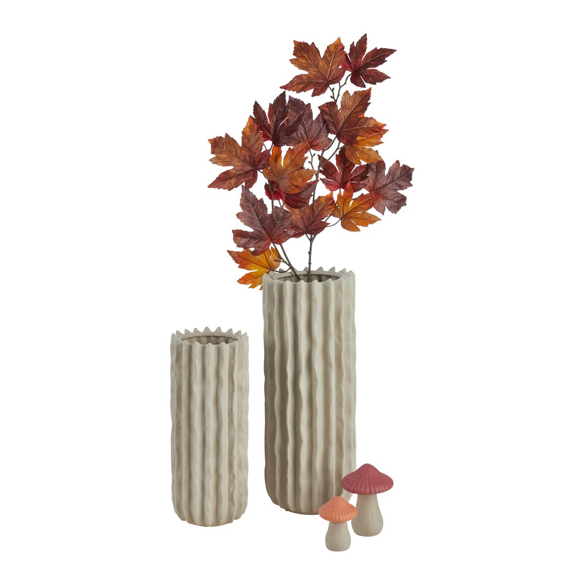 Vaza Feline Ø: 13cm - bijela, Konvencionalno, keramika (13/30,5cm) - Mömax