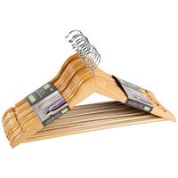 WIESZAK NA UBRANIA 67137 - jasnobrązowy, Basics, drewno (44,5/10/1,2cm) - Kesper