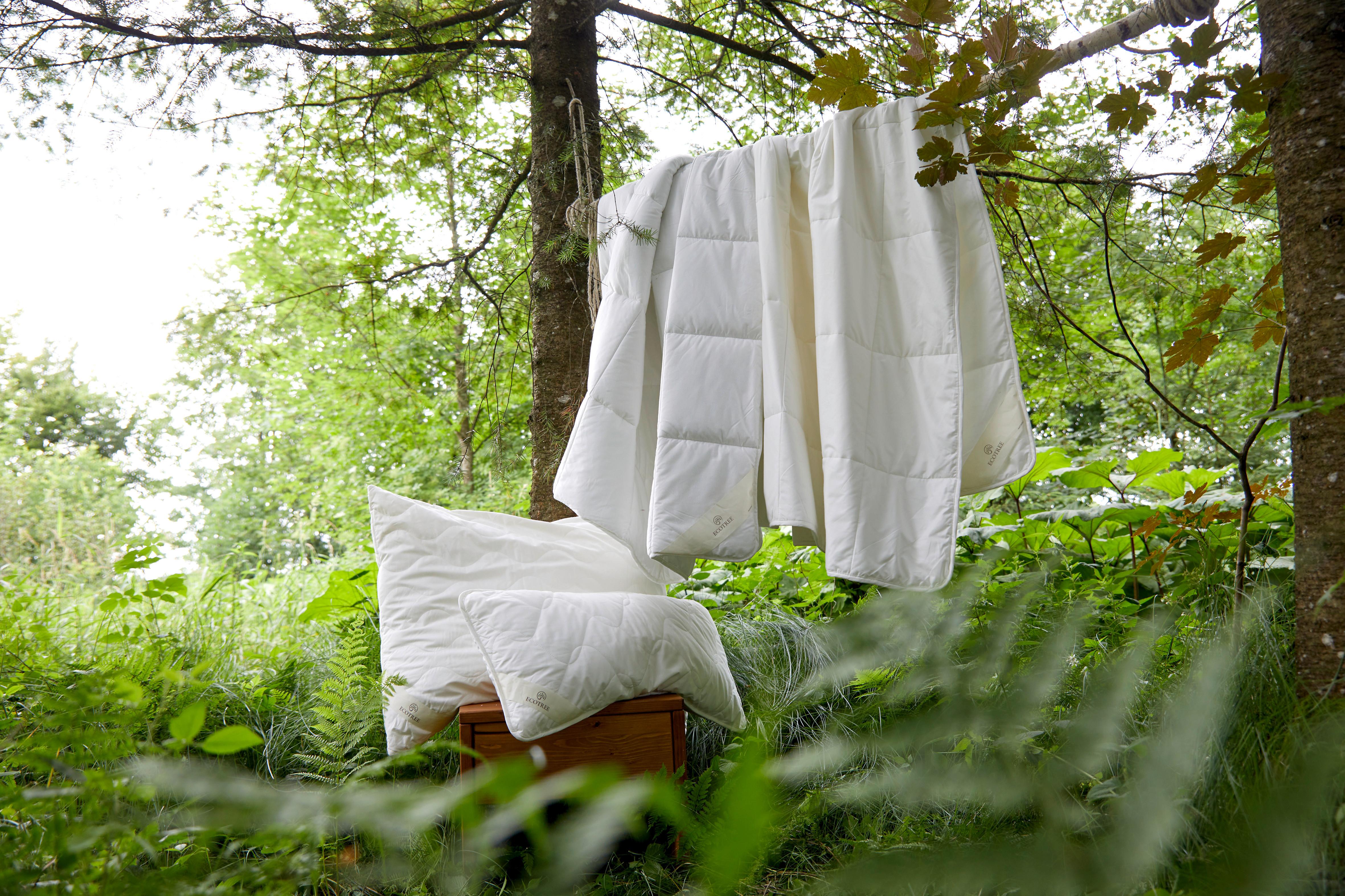 Sommerdecke Future Vision in Weiß ca. 140x200cm - Weiß, Textil (140/200cm) - ecoTree