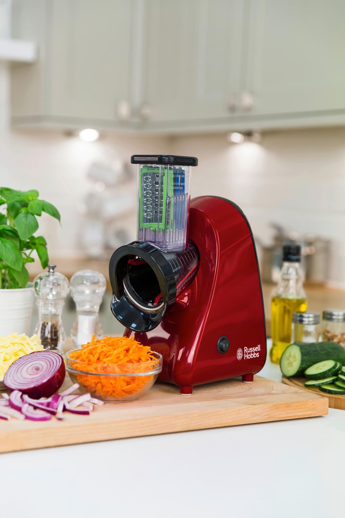 Univerzális Aprító Russell Hobbs Desire - piros, Modern, műanyag/fém (27/21,2/28,8cm) - Russell Hobbs