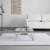 SOFFBORD ANGEL II - kromfärg, Modern, metall/glas (70/70/38cm) - Mömax