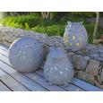 Solarleuchte Empire ca.22,5/19,5/26,5cm - Grau, MODERN, Stein (22,5/19,5/26,5cm) - Mömax modern living