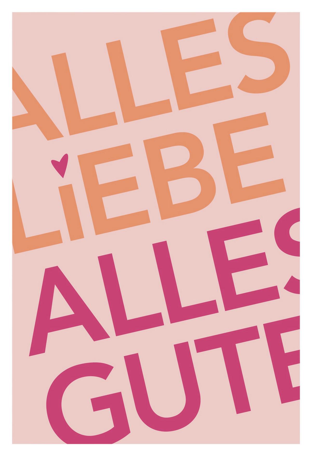 Postkarte Kupfergold Multicolor - Multicolor, Basics, Papier (11,5/15,7cm)