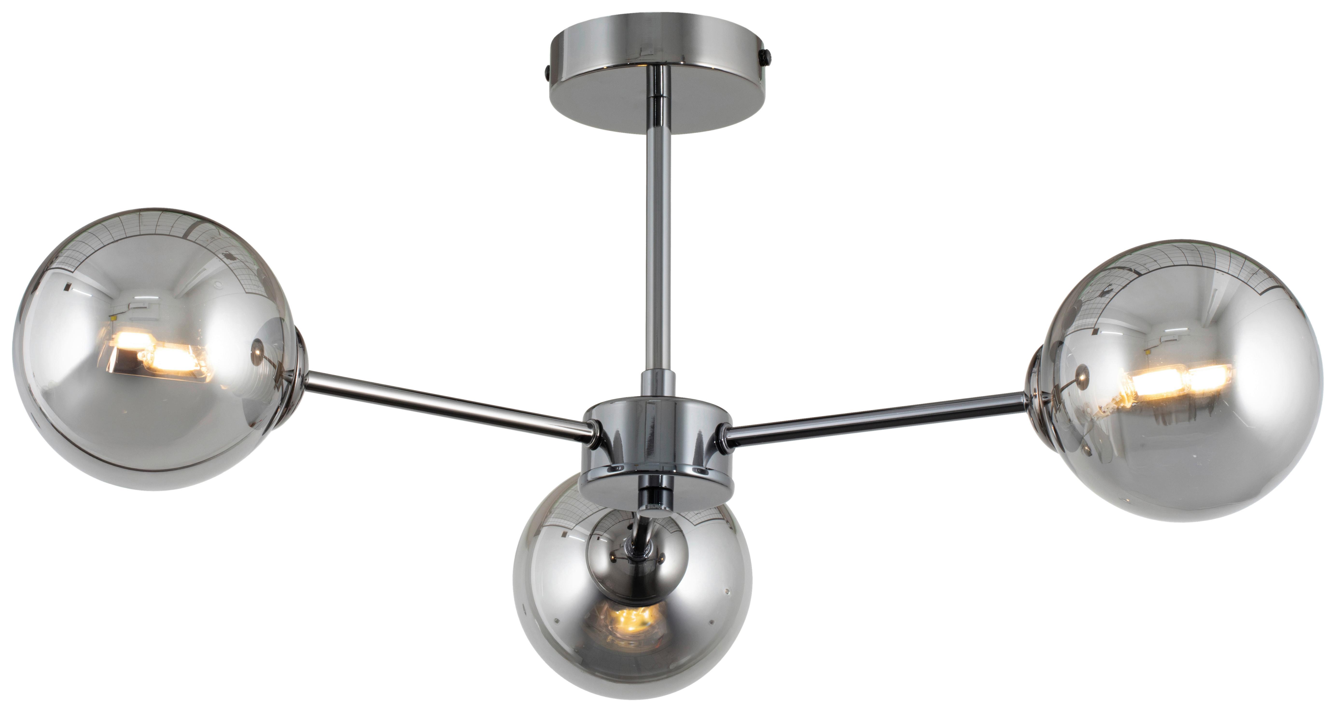 LAMPA SUFITOWA PATRICE - brązowy, Trend, metal/szkło (62/25cm) - Novel