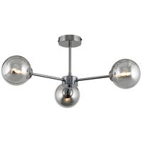 LAMPA SUFITOWA PATRICE - brązowy, Trend, metal/szkło (62/25cm) - Novel