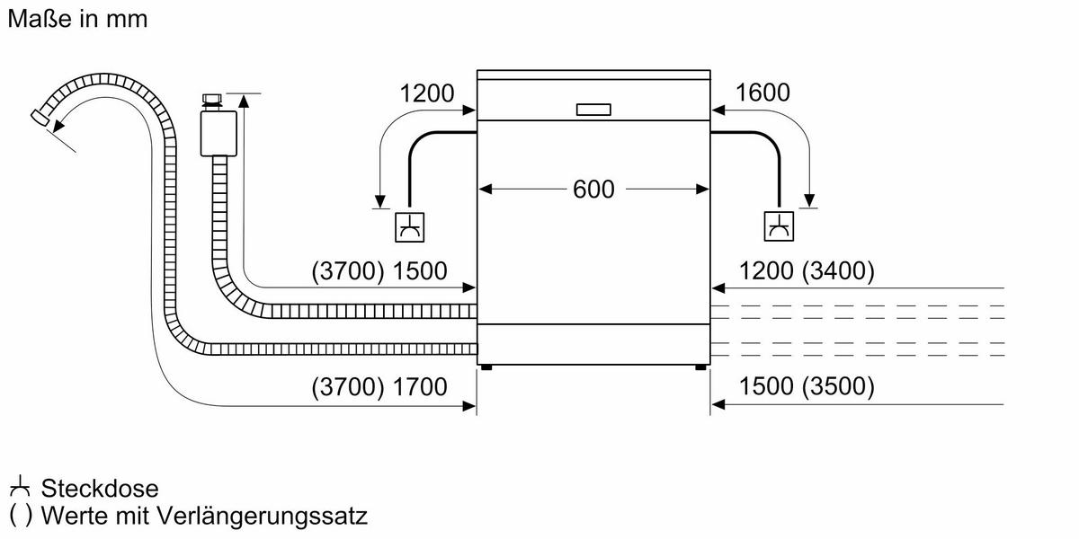 Geschirrspüler SMV4HBX19E - Natur (59,8/81,5/55cm) - Bosch