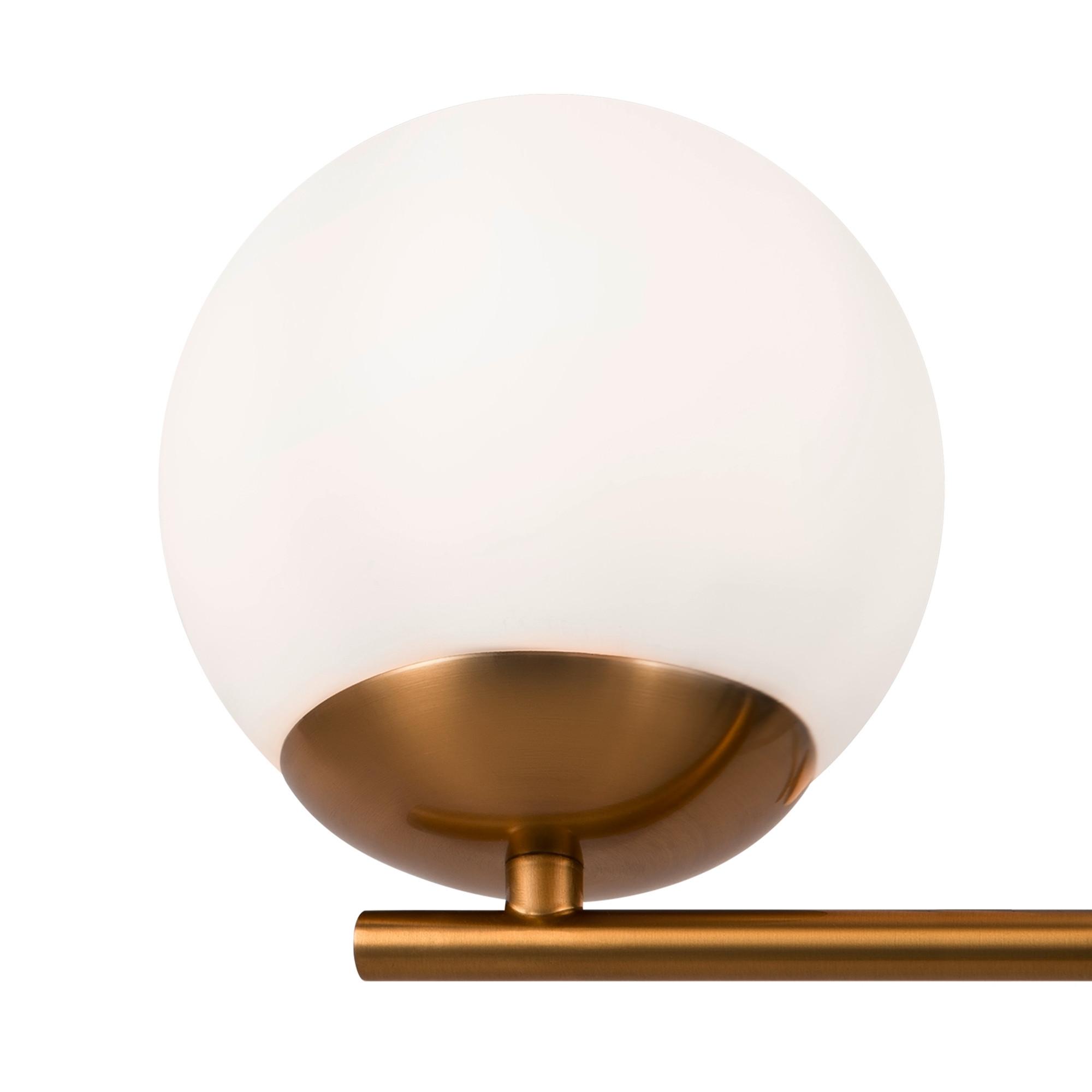 PENDELLEUCHTE MARBLE - Weiss/Messingfarben, Trend, Glas/Metall (67/56cm) - MAYTONI