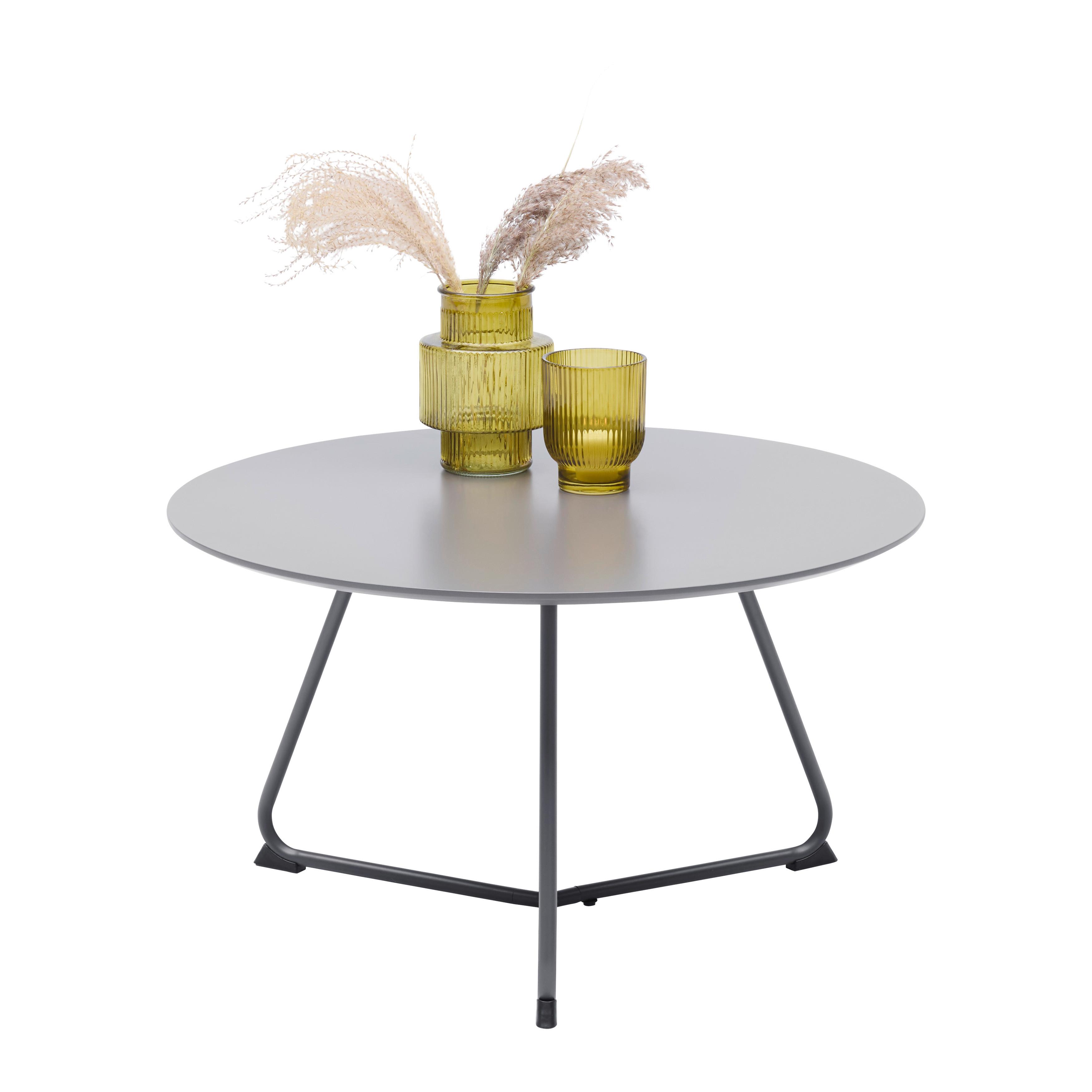 Stolić Mica - siva, Moderno, drvni materijal/metal (70/40/70cm) - Modern Living