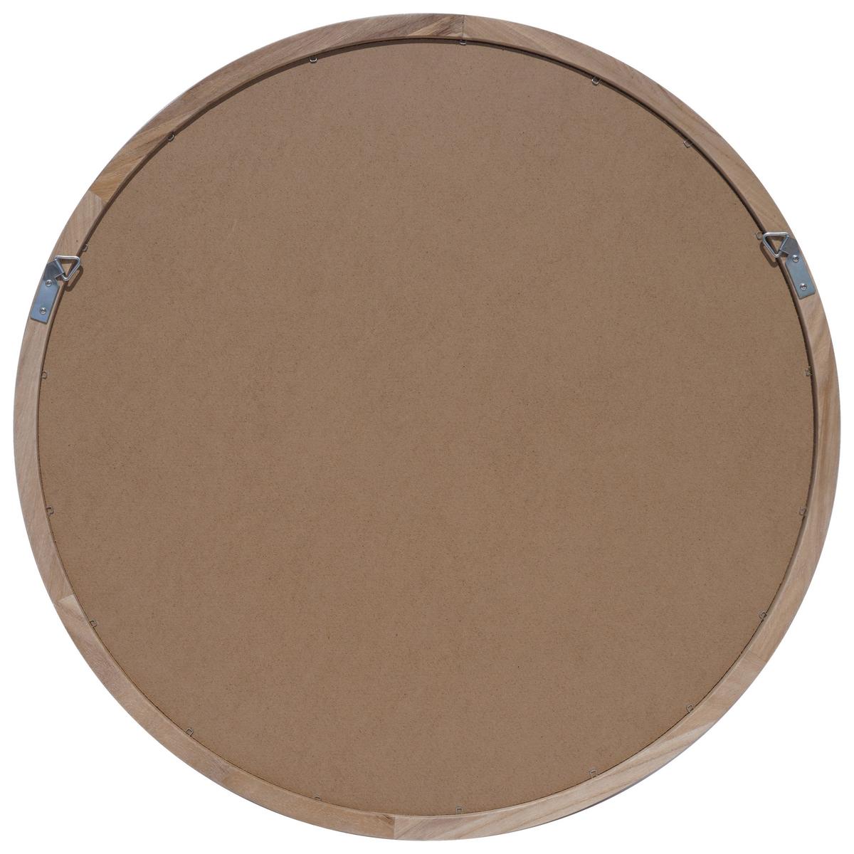 Ogledalo Suri - prirodne boje, Moderno, staklo/drvo (65/65/3cm) - Modern Living