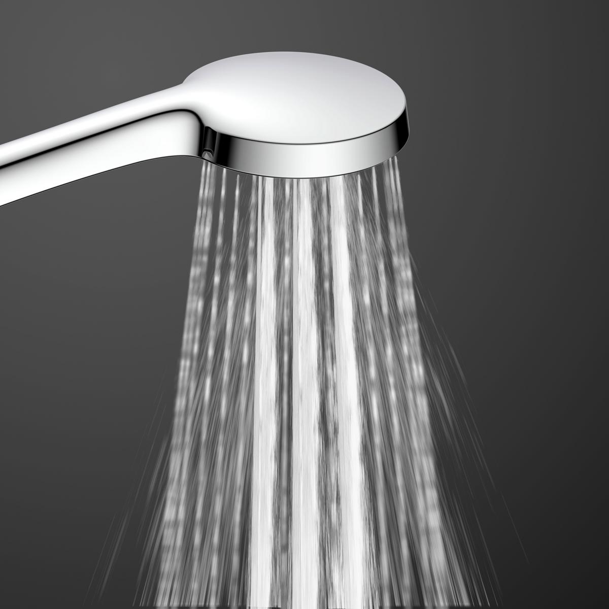 Brauseset Karibik Chromfarben/Hellgrau - Chromfarben/Hellgrau, Kunststoff (13/78,5/5,5cm) - Mömax