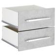 Schubladenset in Grau 2er Set - Alufarben/Grau, MODERN, Holzwerkstoff/Metall (37,7/34,6/36,8cm) - Mömax modern living Schubladenset in Grau 2er Set - Alufarben/Grau, MODERN, Holzwerkstoff/Metall (37,7/34,6/36,8cm) - Mömax modern living
