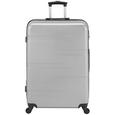 Reisekoffer Lenny L in Silber - Silberfarben, KONVENTIONELL, Kunststoff (52/77/29cm)