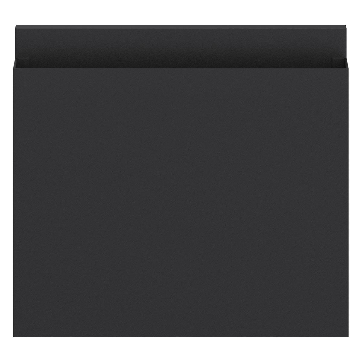 Messerblock Systemstyle Schwarz - Schwarz, MODERN, Metall (25,7/24,2/8cm) - System Style