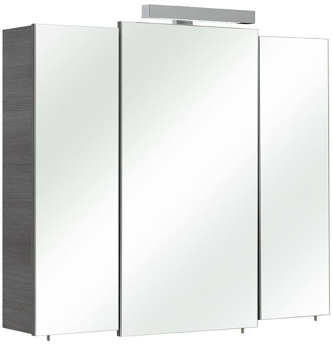 SPIEGELSCHRANK in Graphit 'Bonn' - Graphitfarben, KONVENTIONELL, Holzwerkstoff (83,0/73,0/20,0cm) - Xora