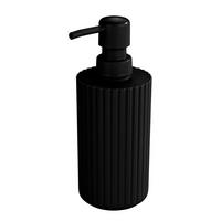 Dozator săpun Allstar Minas - negru, Modern, plastic (7cm) - Wenko