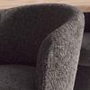 ARMLEHNSTUHL MAYLEA - Grau, MODERN, Holz/Textil (61/60,5/81cm) - Bessagi Home