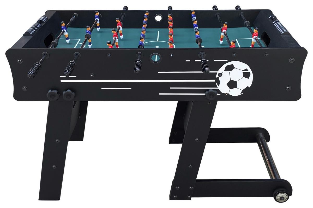 Tischfußball Scorpion Kick TS - Schwarz, KONVENTIONELL, Holz (61/81/122cm) - Ambia Garden